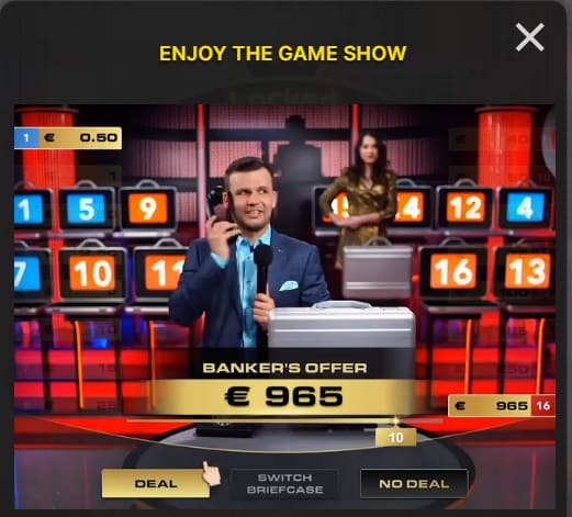 Deal or No Deal main game