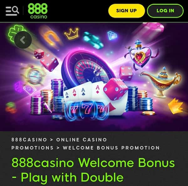 888casino welcome bonus