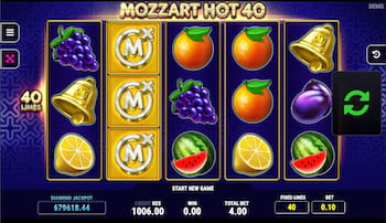Mozzart Hot 40 Slot game