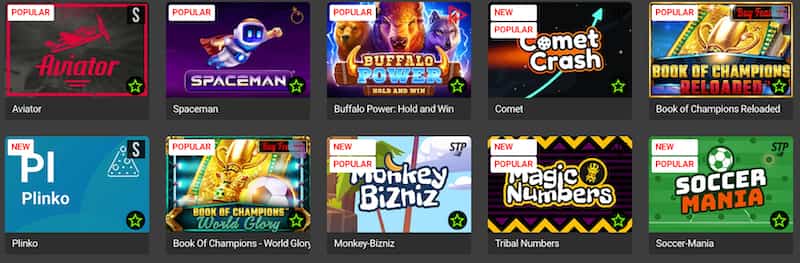 Top online casino games at 888