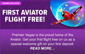 Premier Bet First Aviator Flight Free Promo offer