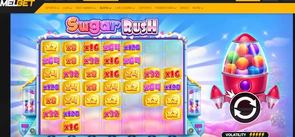 Melbet Sugar Rush Online Slot